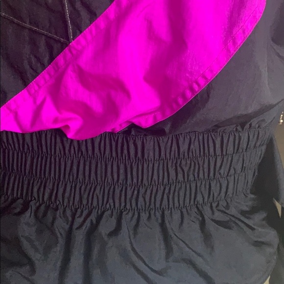 FERA SKI WEAR puffer jacket size 8 black pink snow winter clip - Picture 15 of 16